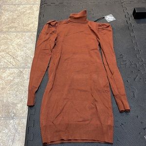 Brand new turtle neck bodycon knit dress